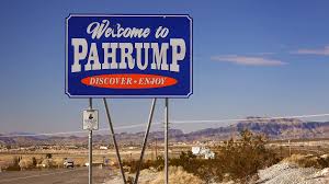 Pahrump City Limit Sign