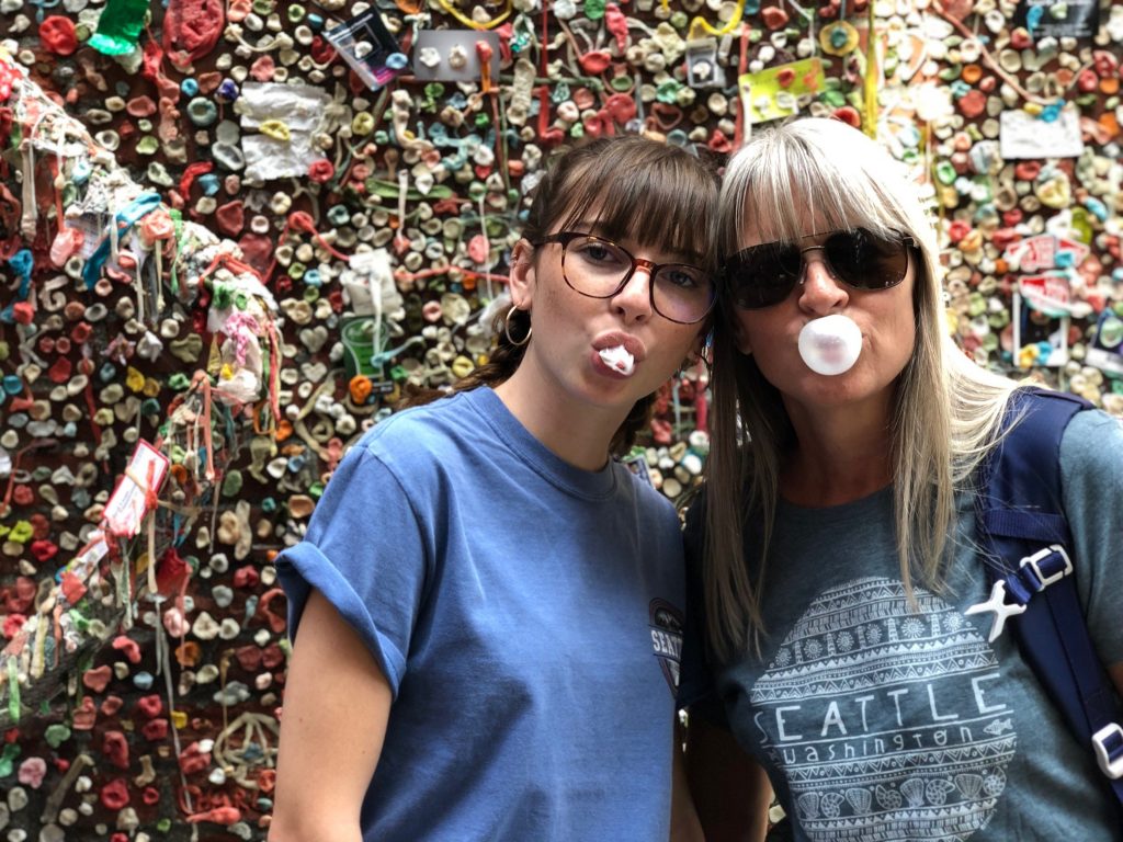 Bubble Gum Wall in Pikes Place Seattle